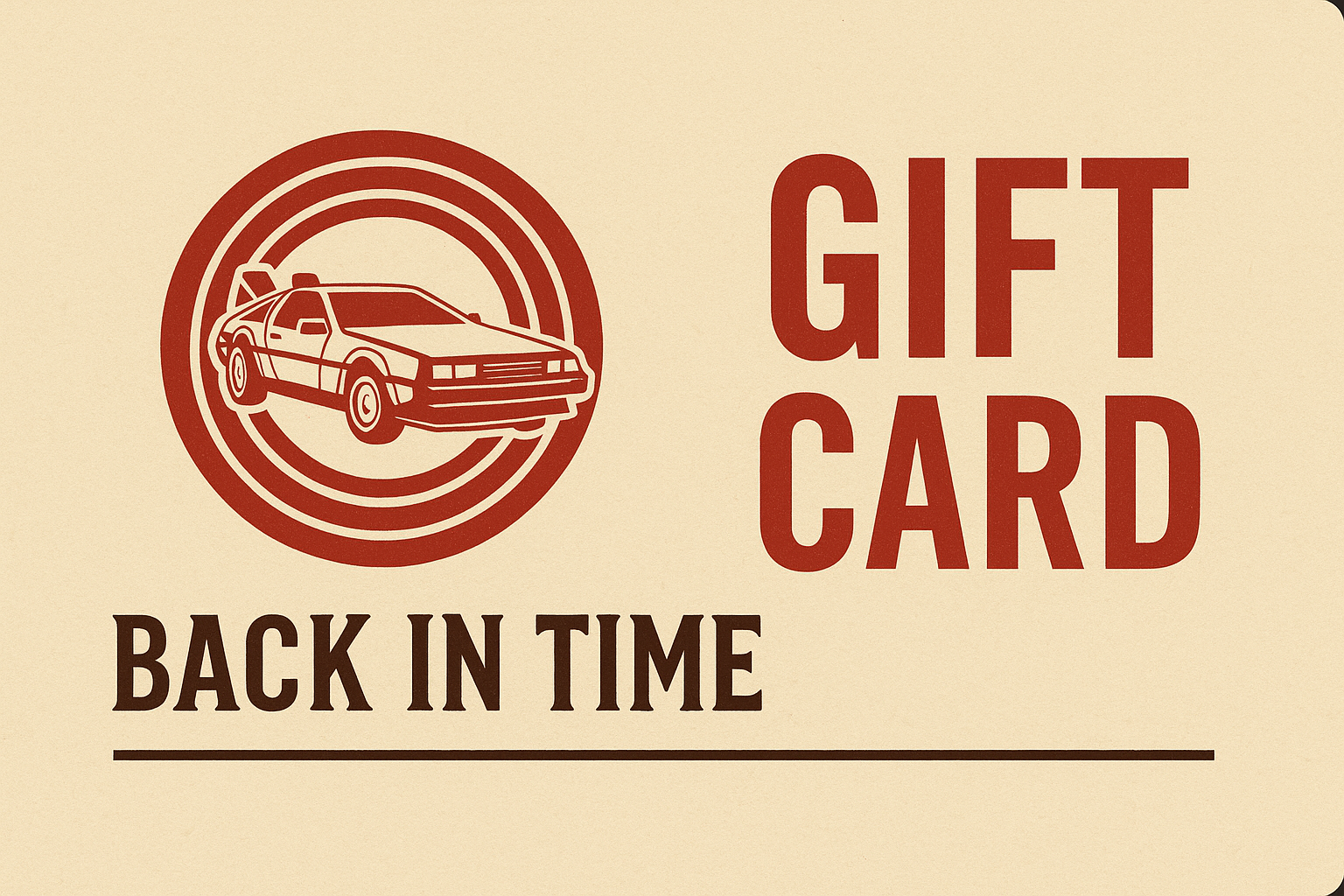 Back In Time Gift Card